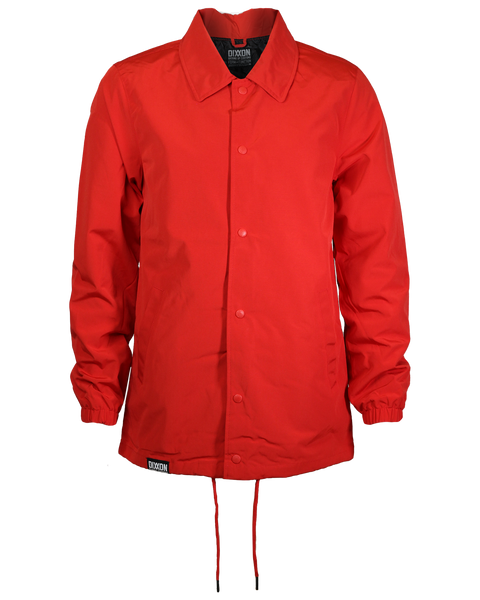 BLANK COACHES JACKET RED - MENS – Dixxon Canada