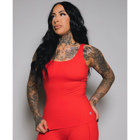 WOMENS CLASSIC TANK - RED