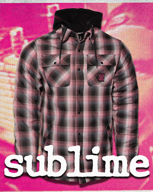 SUBLIME 'ROBBIN' THE HOOD' HOODED FLANNEL JACKET - MENS