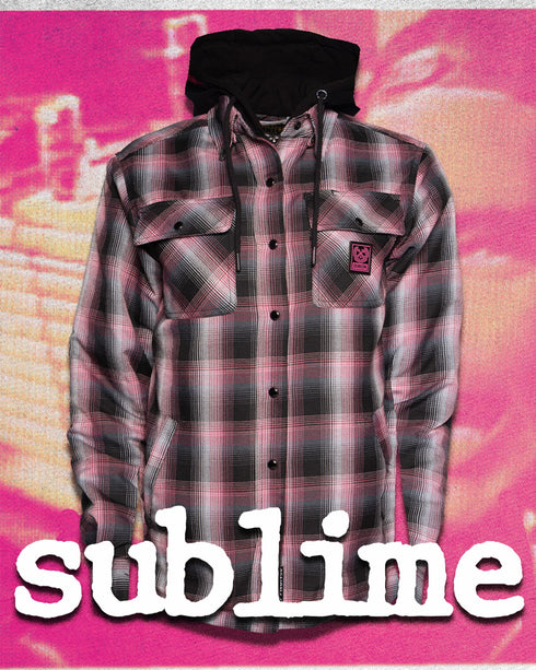 SUBLIME 'ROBBIN' THE HOOD' HOODED FLANNEL JACKET - WOMENS