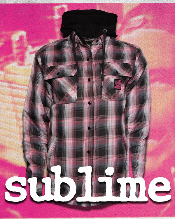 SUBLIME 'ROBBIN' THE HOOD' HOODED FLANNEL JACKET - WOMENS
