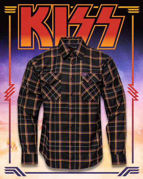 KISS DESTROYER FLANNEL - MENS