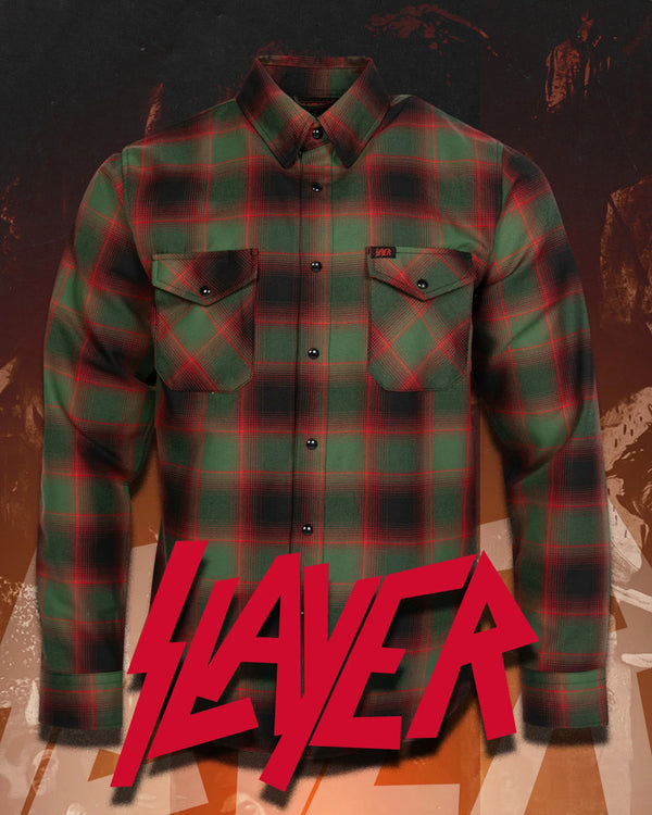 SLAYER REIGN IN BLOOD FLANNEL - MENS