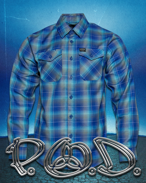 P.O.D. SATELLITE FLANNEL - MENS