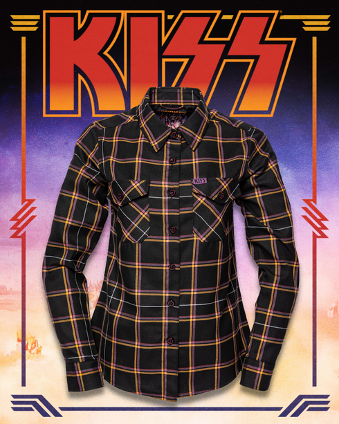 KISS DESTROYER FLANNEL - WOMENS
