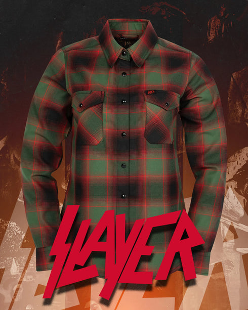 SLAYER REIGN IN BLOOD FLANNEL - WOMENS
