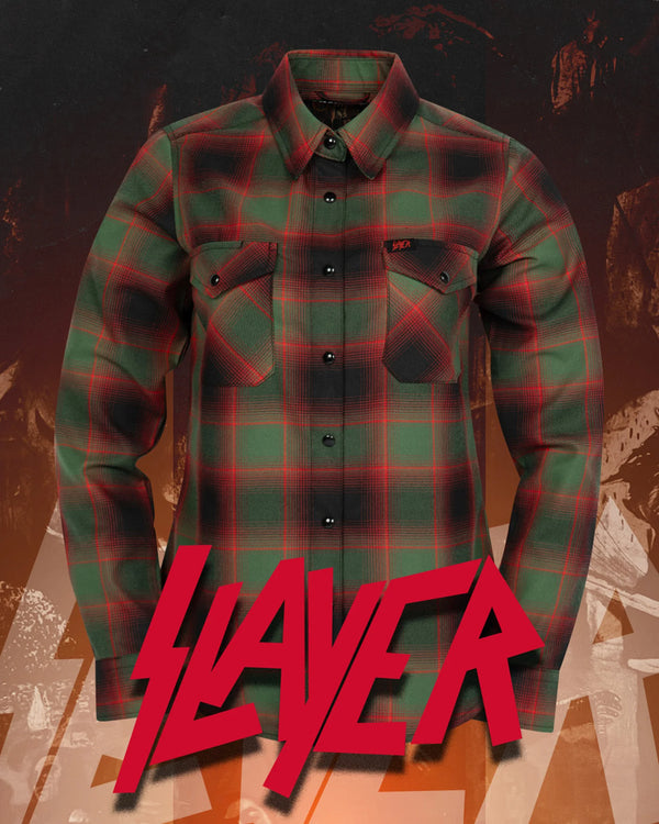 SLAYER REIGN IN BLOOD FLANNEL - WOMENS