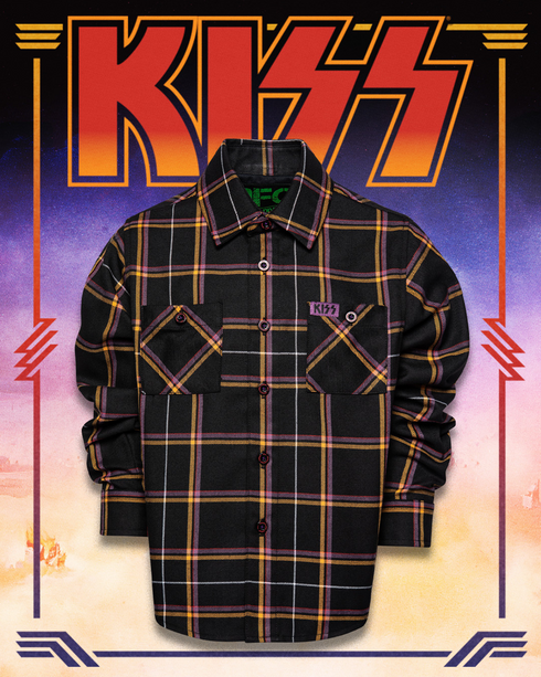 KISS DESTROYER FLANNEL - YOUTH