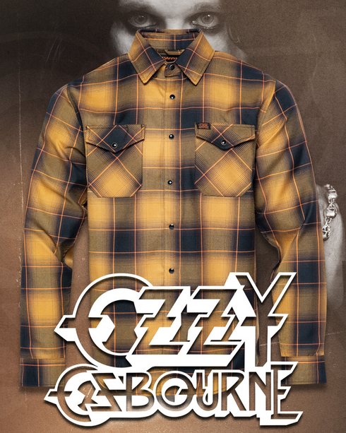 OZZY OSBOURNE NO MORE TEARS FLANNEL - MENS
