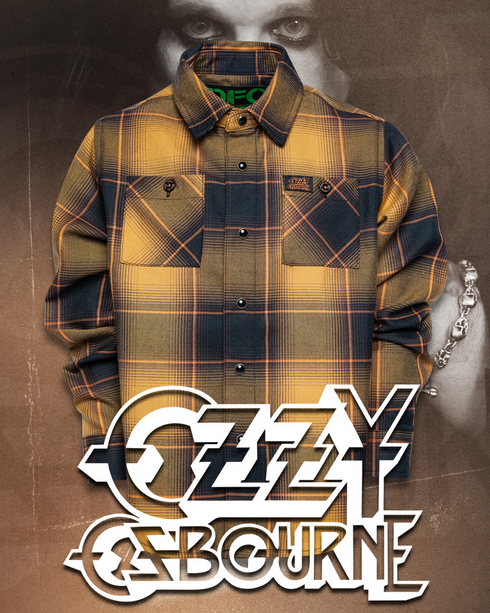 OZZY OSBOURNE NO MORE TEARS FLANNEL - YOUTH