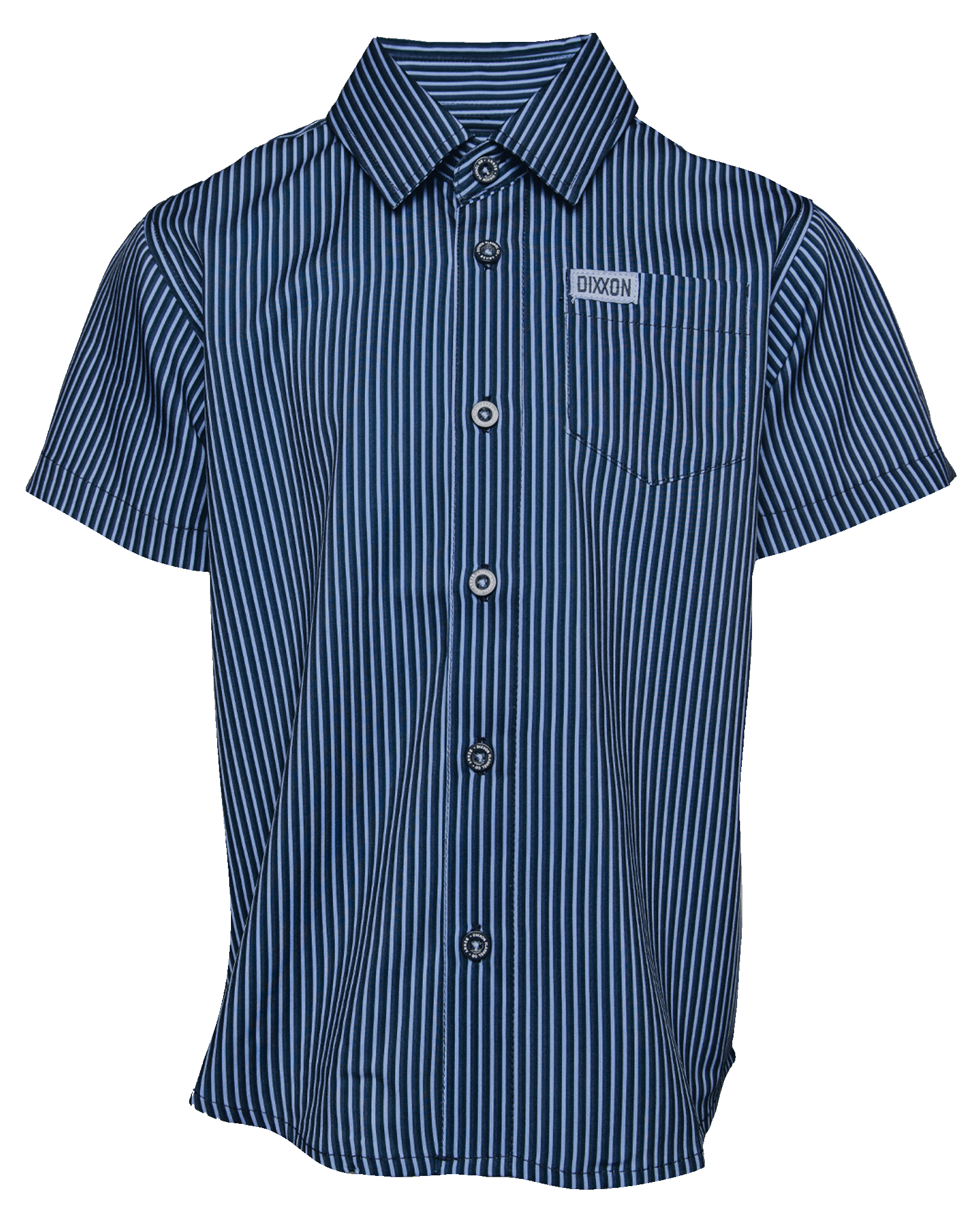 BENNY TS BLUE SHORT SLEEVE BUTTON UP - YOUTH