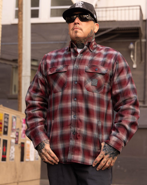 ASHFORD SHERPA LINED FLANNEL JACKET - MENS
