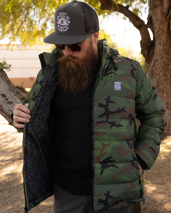 THE RIDGE DOWN JACKET CAMO - MENS