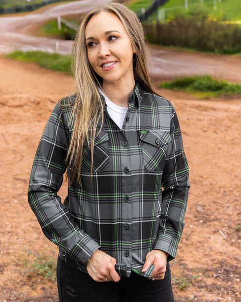 THE GHOST RIDE - DEEGAN FLANNEL - WOMENS