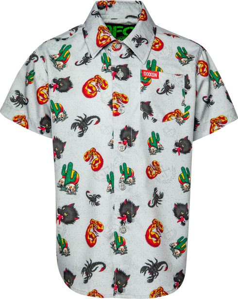 THE 1912 PARTY SHIRT SHORT SLEEVE BUTTON UP  - YOUTH