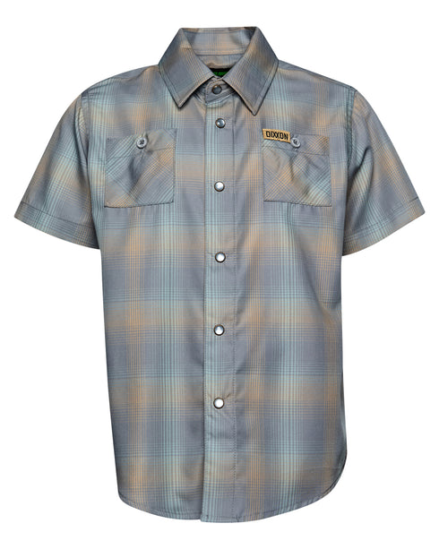 GENERATIONS BAMBOO SHORT SLEEVE BUTTON UP - YOUTH
