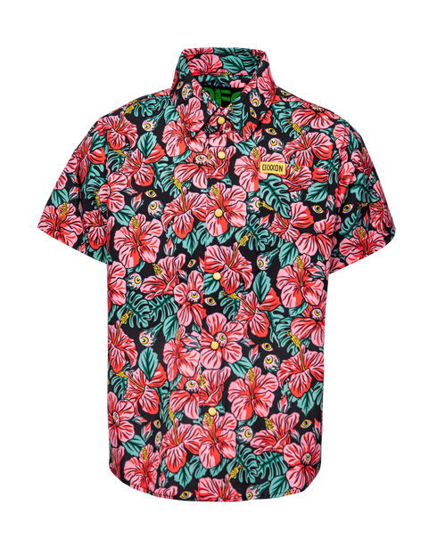MAKA PARTY SHIRT SHORT SLEEVE BUTTON UP - YOUTH