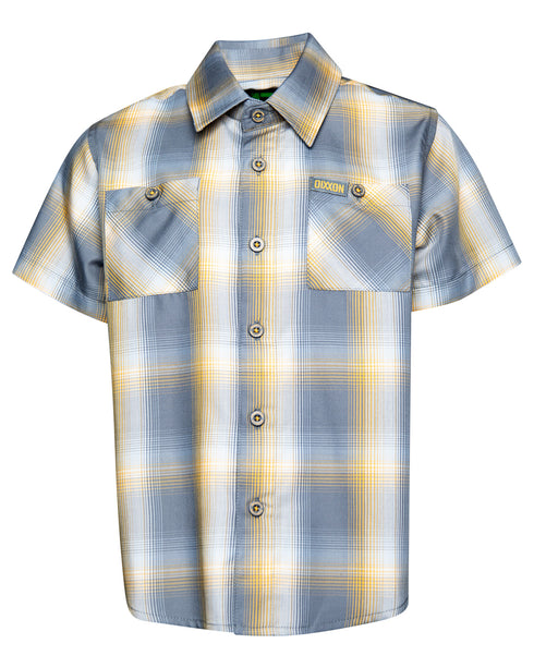 RUTHERFORD BAMBOO SHORT SLEEVE BUTTON UP - YOUTH