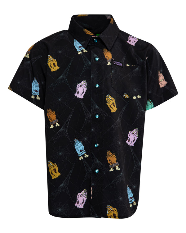 UNDEAD - PARTY SHIRT SHORT SLEEVE BUTTON UP - YOUTH