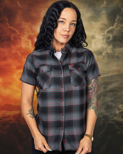 ZAC BROWN BAND SHORT SLEEVE FLANNEL - WOMENS