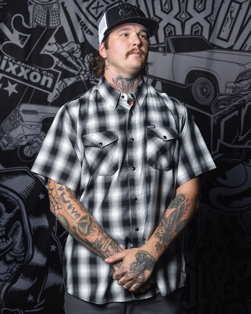 CRENSHAW HERITAGE BAMBOO SHORT SLEEVE BUTTON UP - MENS