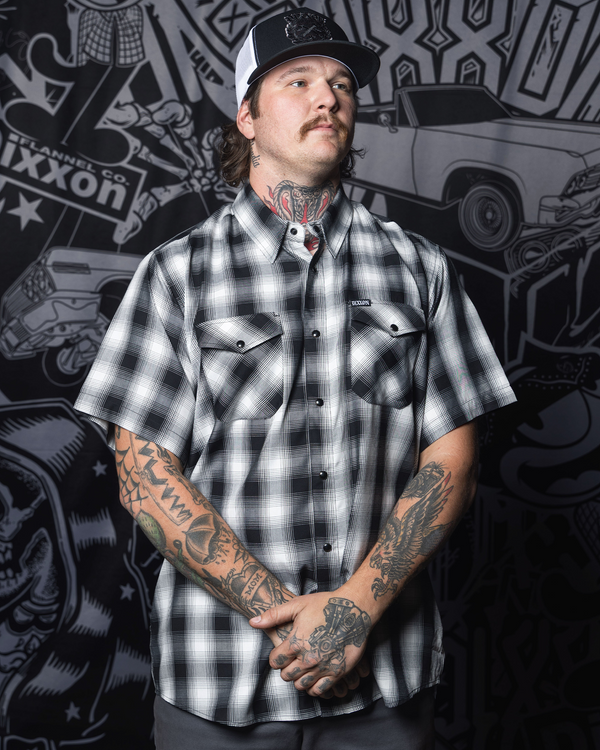 CRENSHAW HERITAGE BAMBOO SHORT SLEEVE BUTTON UP - MENS