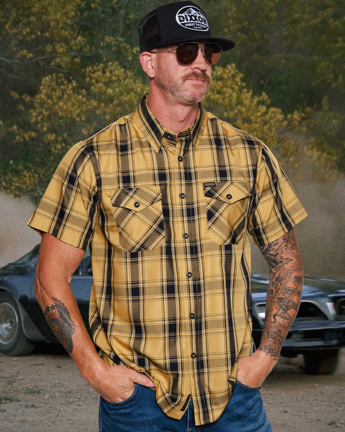 THE BANDIT BAMBOO SHORT SLEEVE BUTTON UP - MENS