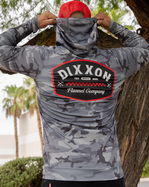 STAPLE UV PULLOVER HOODIE BLACK CAMO - MENS