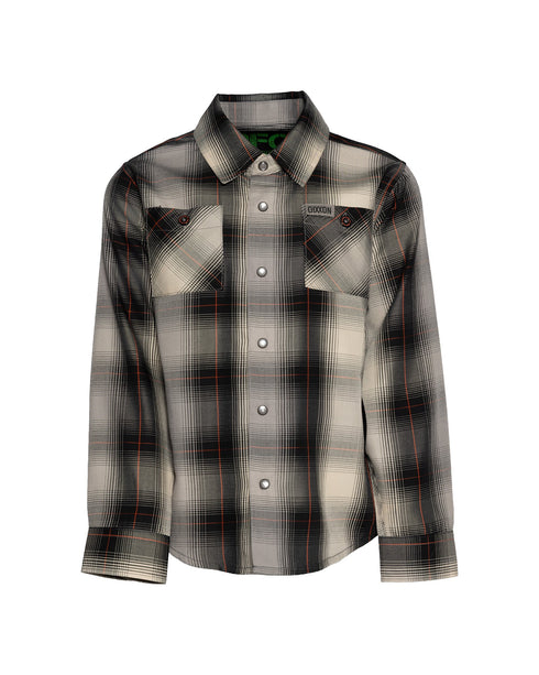 CATACOMBS BAMBOO LONG SLEEVE BUTTON UP - YOUTH