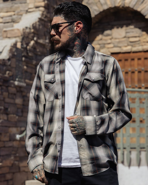CATACOMBS BAMBOO LONG SLEEVE BUTTON UP - MENS