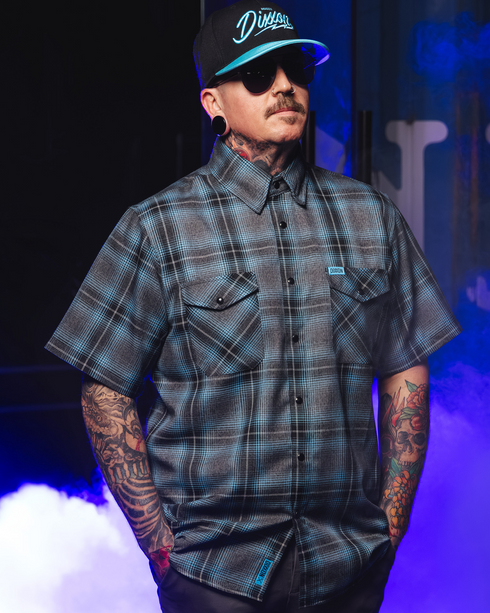 CYANIDE 3.0 SHORT SLEEVE FLANNEL - MENS
