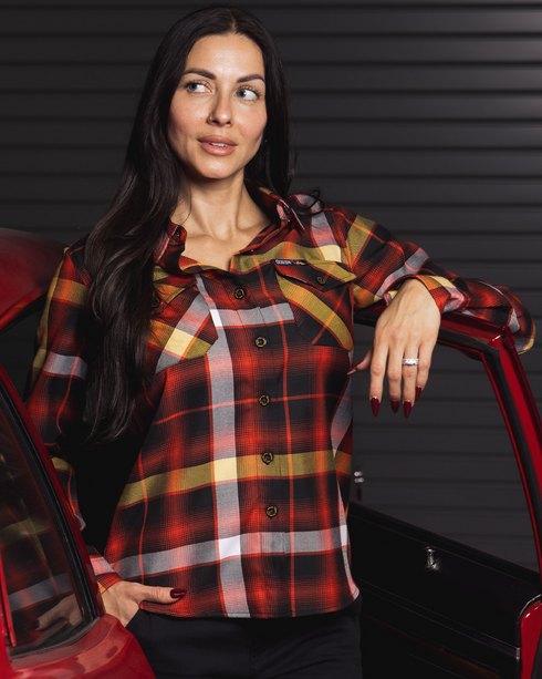 MR. HORSEPOWER 95TH ANNIVERSARY FLANNEL - WOMENS