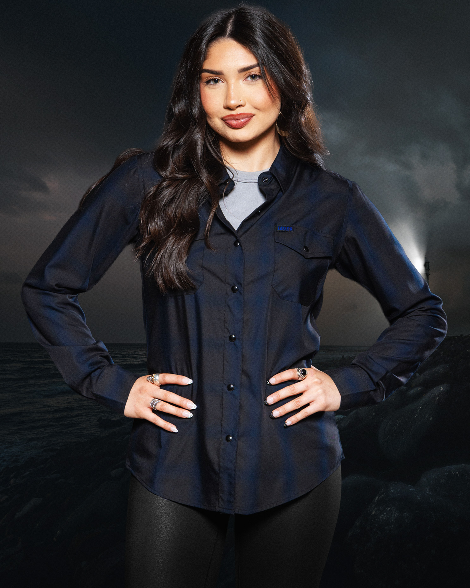 DEEP SEA BAMBOO LONG SLEEVE BUTTON UP - WOMENS – Dixxon Canada