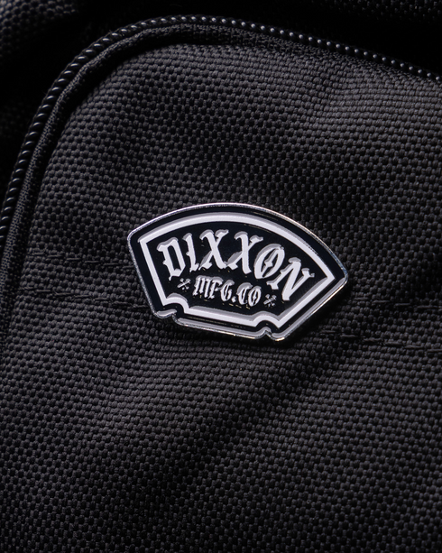 MFG BLACK/WHITE ENAMEL PIN