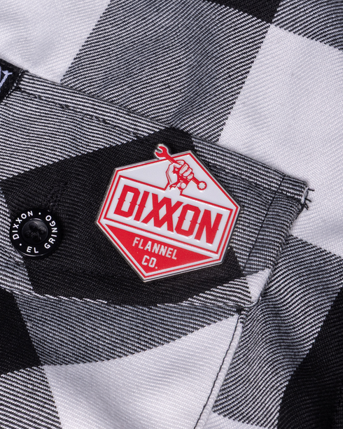 WORKING CLASS WHITE/RED ENAMEL PIN