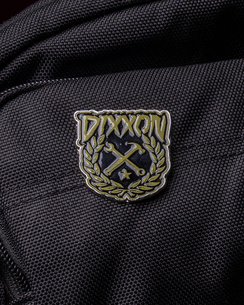 PARTY HAMMER GOLD/BLACK ENAMEL PIN