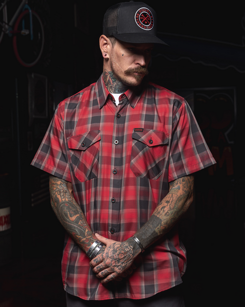 EXECUTIONER BAMBOO SHORT SLEEVE BUTTON UP - MENS