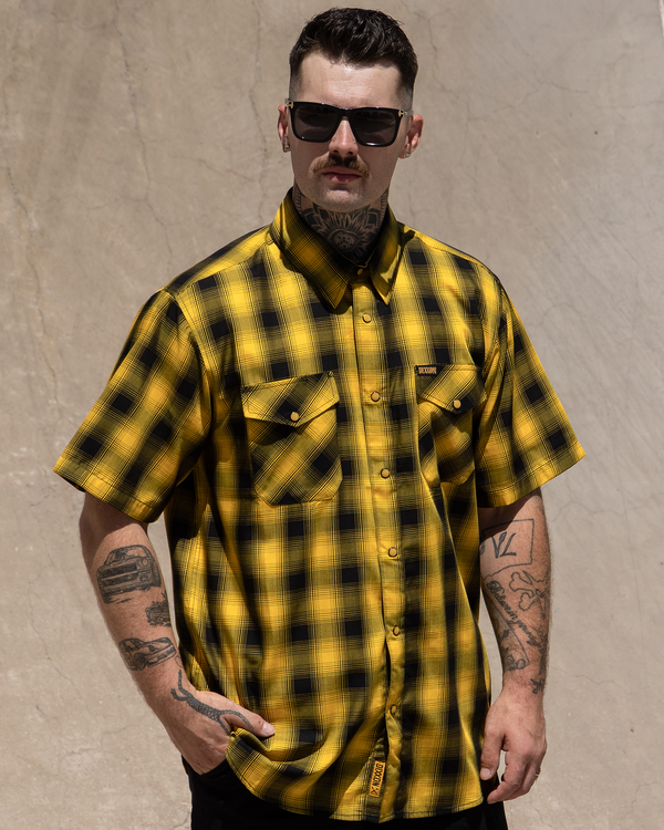 FRISCO HERITAGE BAMBOO SHORT SLEEVE BUTTON UP - MENS