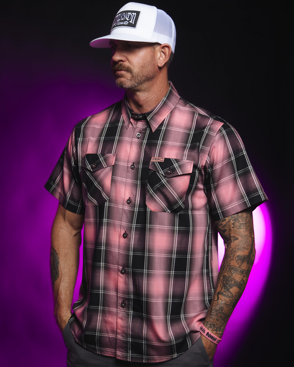HAIL BOOBIES BAMBOO SHORT SLEEVE BUTTON UP - MENS