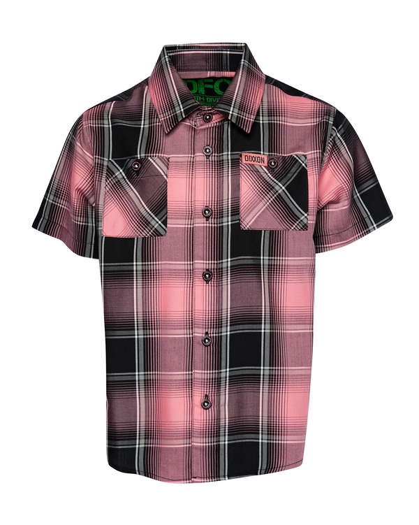 HAIL BOOBIES BAMBOO SHORT SLEEVE BUTTON UP - YOUTH