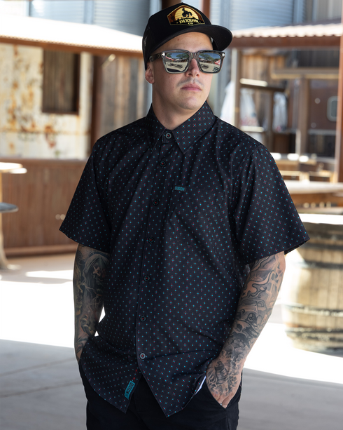 HIGH DESERT PARTY SHIRT SHORT SLEEVE BUTTON UP - MENS