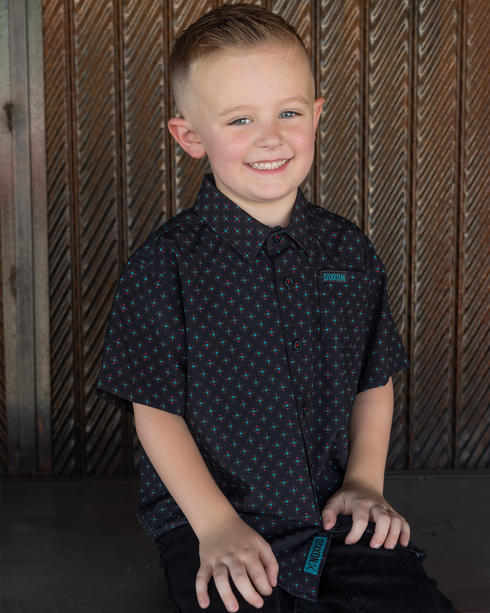 HIGH DESERT PARTY SHIRT SHORT SLEEVE BUTTON UP - YOUTH
