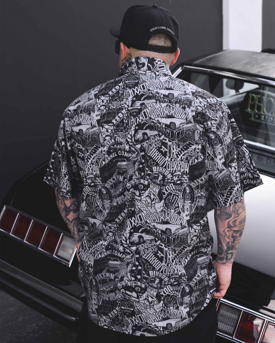 LOW LOW LOADED PARTY SHIRT SHORT SLEEVE BUTTON UP - MENS – Dixxon Canada
