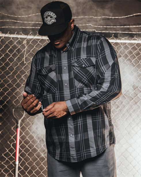 DIRT NAP BAMBOO LONG SLEEVE BUTTON UP - MENS