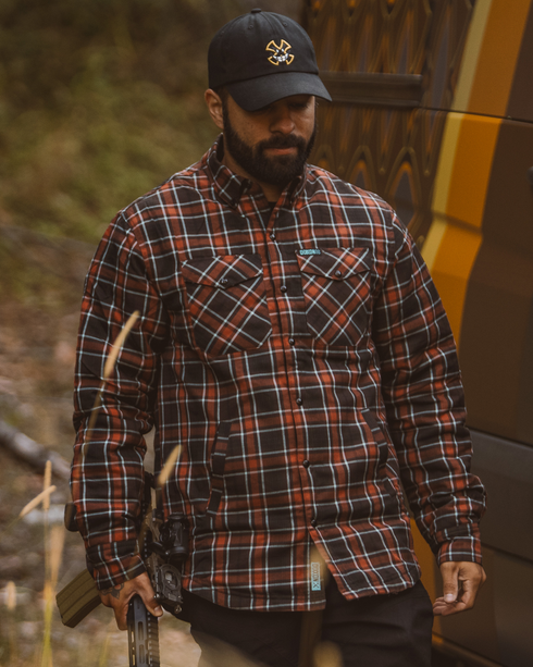 NOVESKE DOUBLE TAP REVERSIBLE FLANNEL JACKET - MENS