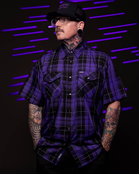 ORION BAMBOO SHORT SLEEVE BUTTON UP - MENS
