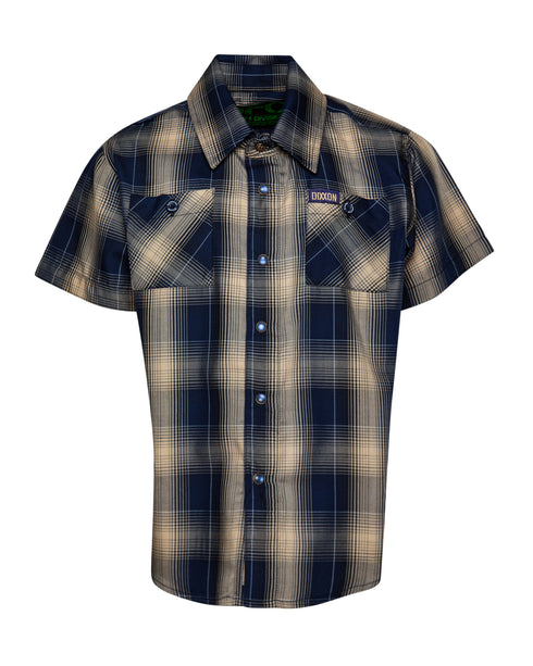 SHIPMATE BAMBOO SHORT SLEEVE BUTTON UP - YOUTH