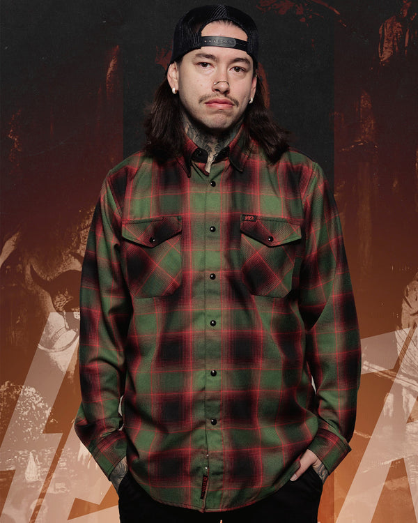 SLAYER REIGN IN BLOOD FLANNEL - MENS