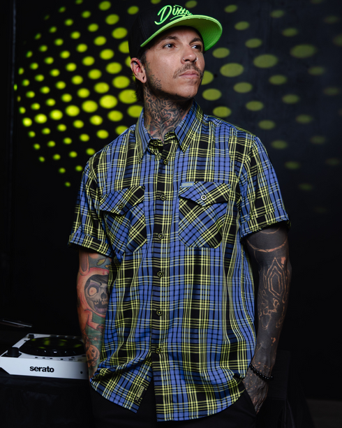 SONUS BAMBOO SHORT SLEEVE BUTTON UP - MENS