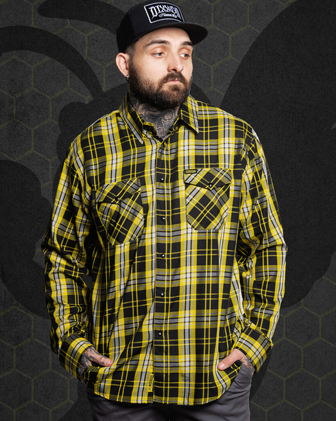 STINGER BAMBOO LONG SLEEVE BUTTON UP - MENS
